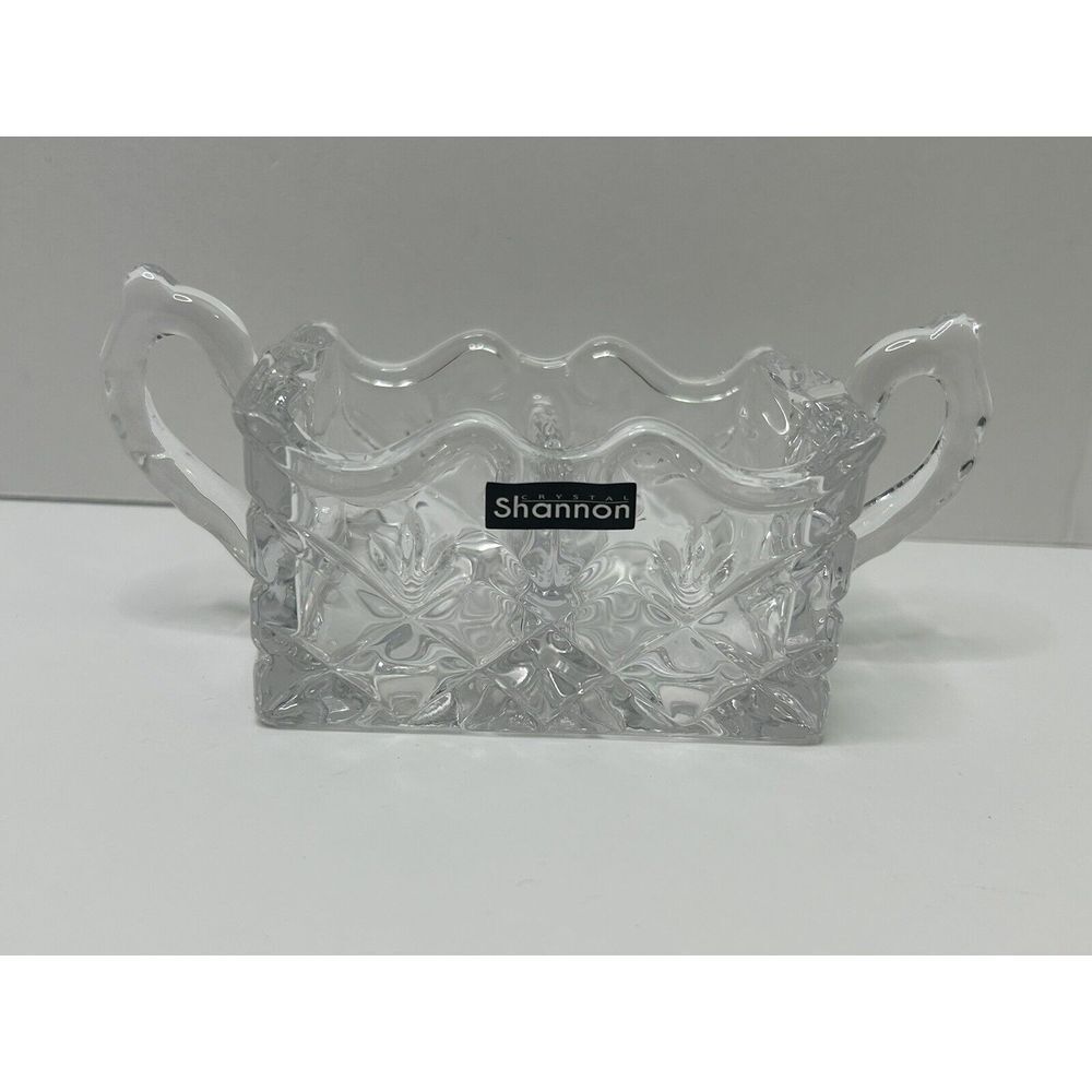 Sugar Packet Holder Storage with Handles Shannon Glass
